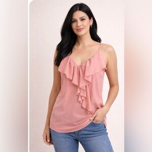 PTP 19 inches length 27 inches pink hook and eye closure top size 12